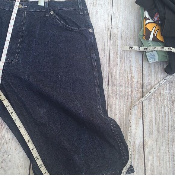 Vintage Dickies Carpenter denim shorts  Baggy Jorts - Picture 7 of 10